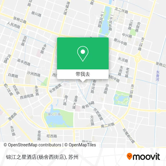 锦江之星酒店(杨舍西街店)地图