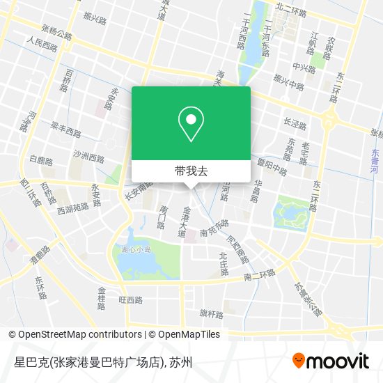 星巴克(张家港曼巴特广场店)地图