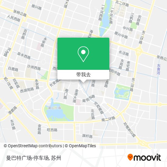 曼巴特广场-停车场地图