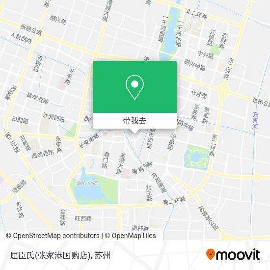 屈臣氏(张家港国购店)地图