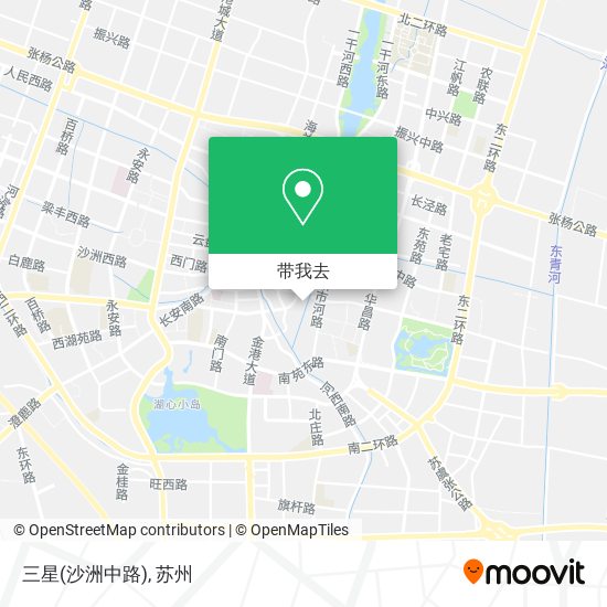 三星(沙洲中路)地图