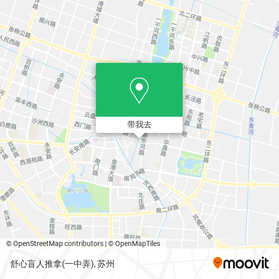 舒心盲人推拿(一中弄)地图