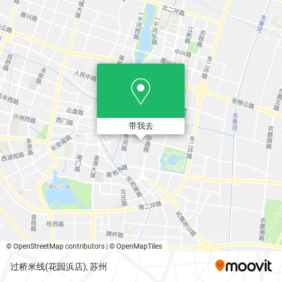 过桥米线(花园浜店)地图