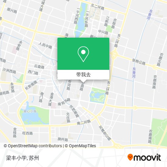 梁丰小学地图