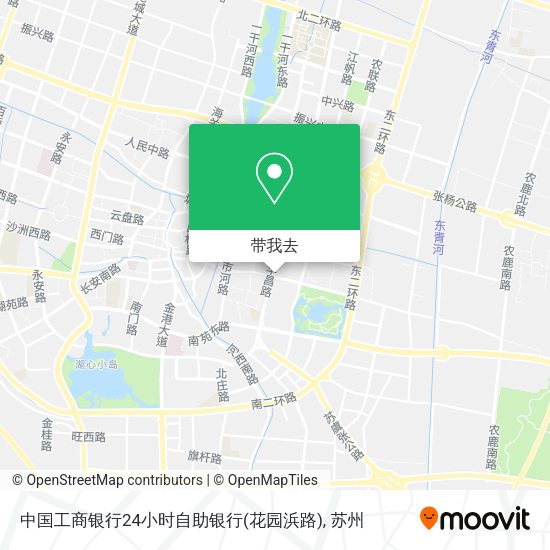 中国工商银行24小时自助银行(花园浜路)地图