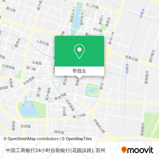 中国工商银行24小时自助银行(花园浜路)地图