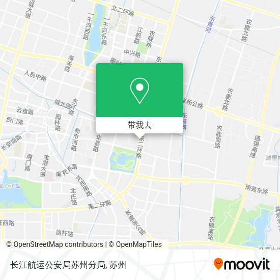 长江航运公安局苏州分局地图