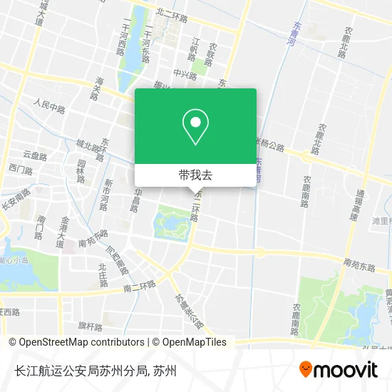 长江航运公安局苏州分局地图