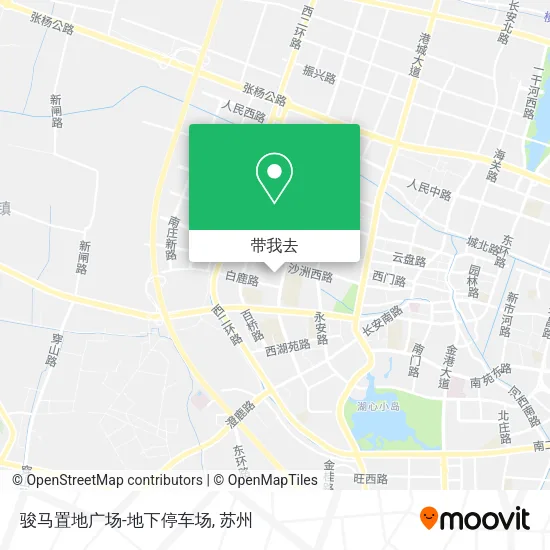 骏马置地广场-地下停车场地图