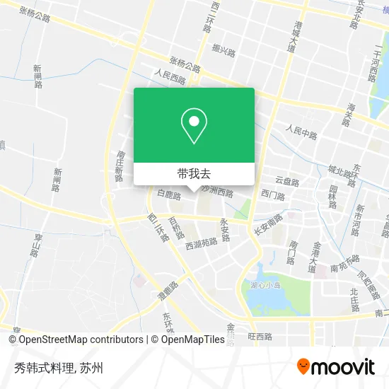 秀韩式料理地图
