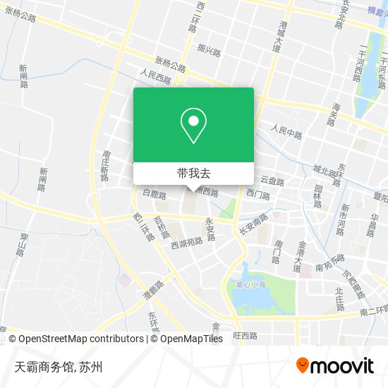 天霸商务馆地图