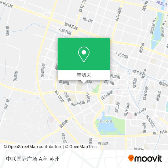 中联国际广场-A座地图