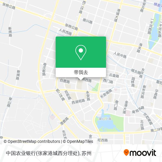 中国农业银行(张家港城西分理处)地图