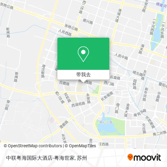 中联粤海国际大酒店-粤海世家地图