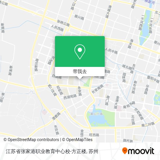 江苏省张家港职业教育中心校-方正楼地图