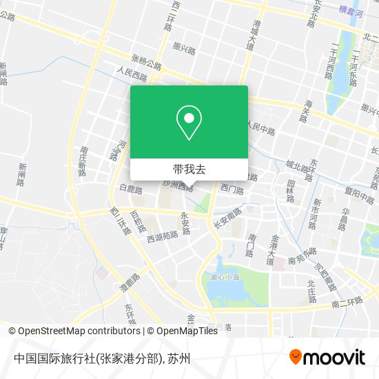 中国国际旅行社(张家港分部)地图