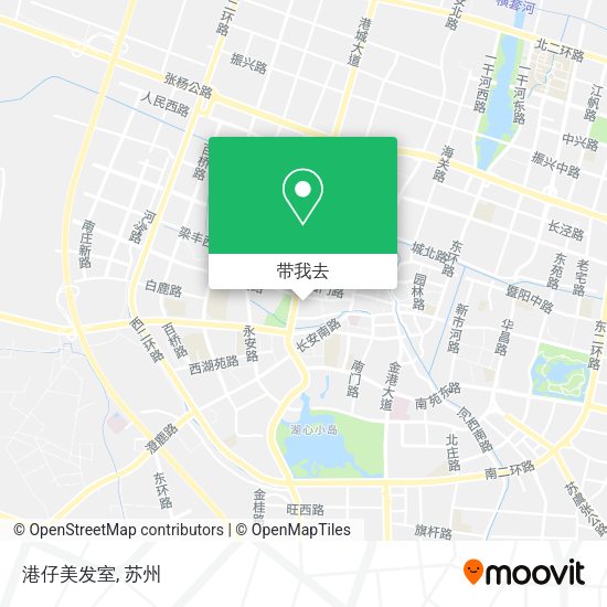 港仔美发室地图