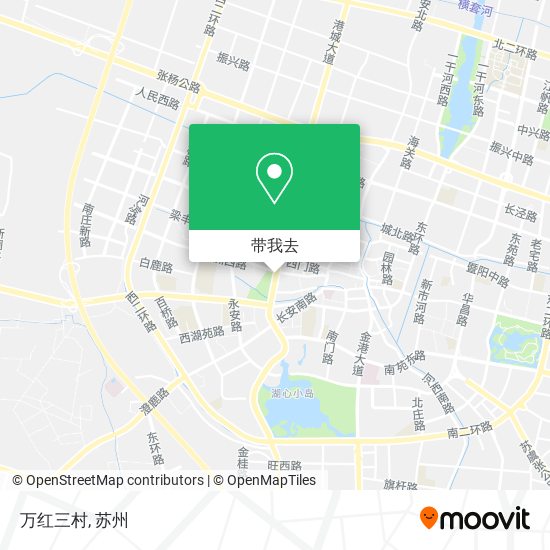 万红三村地图