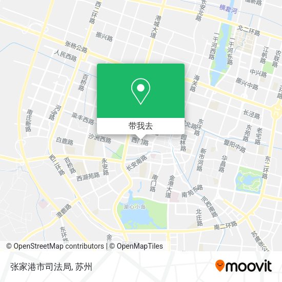 张家港市司法局地图