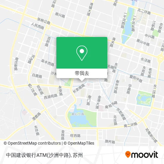 中国建设银行ATM(沙洲中路)地图