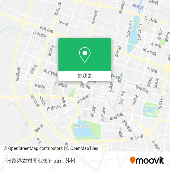 张家港农村商业银行atm地图
