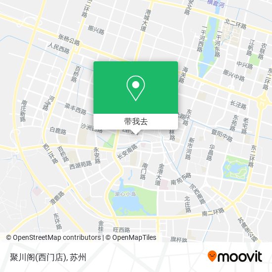 聚川阁(西门店)地图
