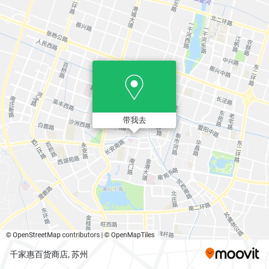 千家惠百货商店地图