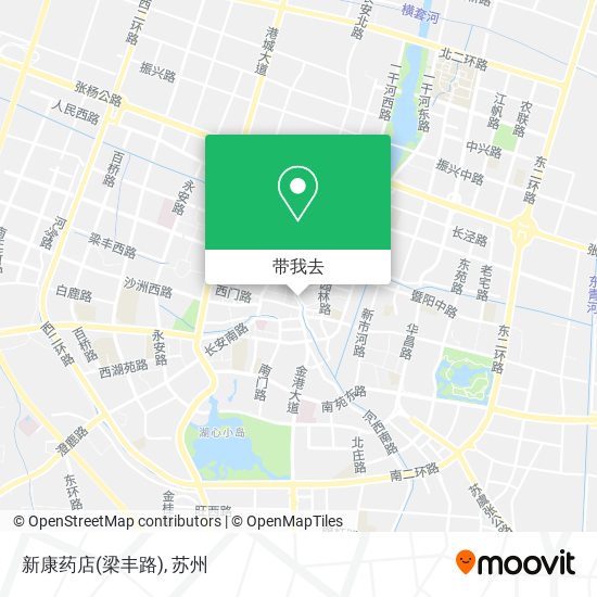 新康药店(梁丰路)地图