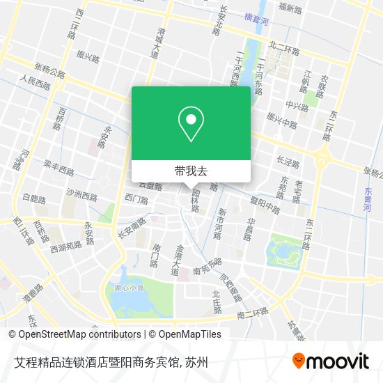 艾程精品连锁酒店暨阳商务宾馆地图
