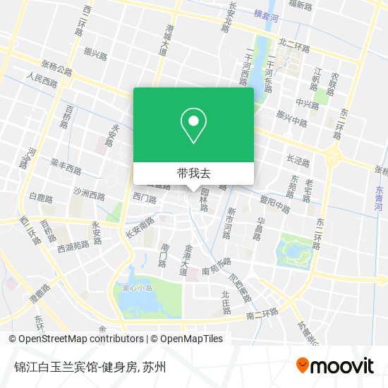 锦江白玉兰宾馆-健身房地图