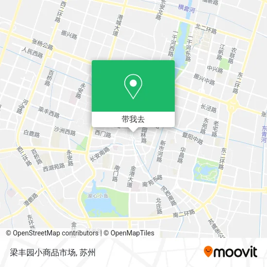 梁丰园小商品市场地图