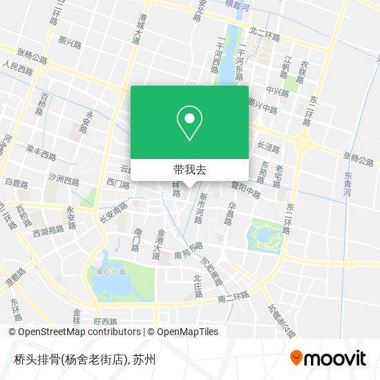 桥头排骨(杨舍老街店)地图