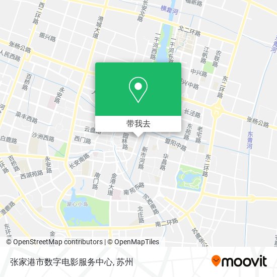 张家港市数字电影服务中心地图