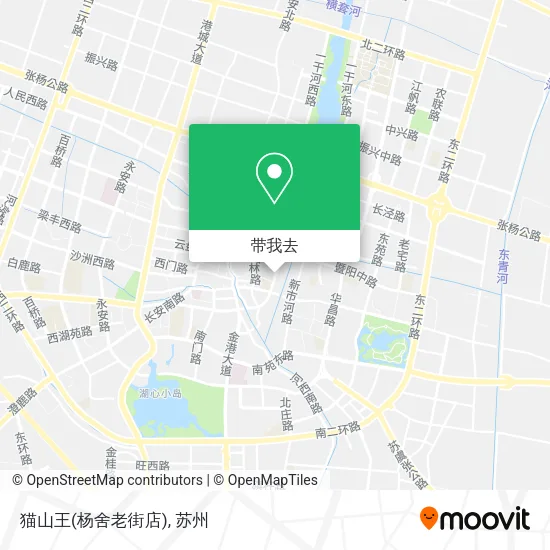 猫山王(杨舍老街店)地图