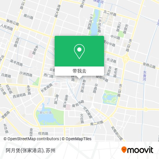 阿月煲(张家港店)地图