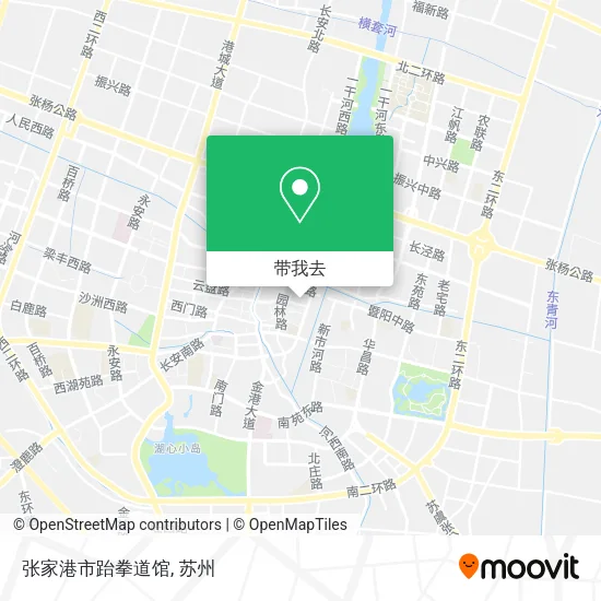 张家港市跆拳道馆地图