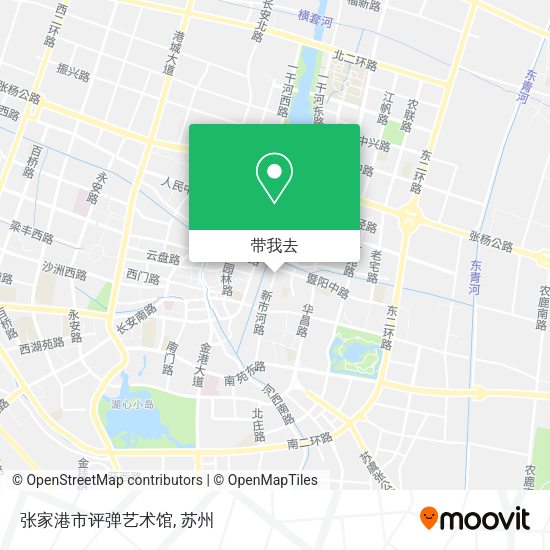 张家港市评弹艺术馆地图