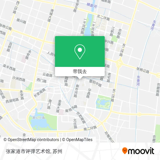 张家港市评弹艺术馆地图