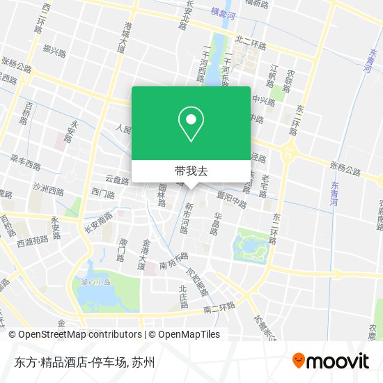 东方·精品酒店-停车场地图