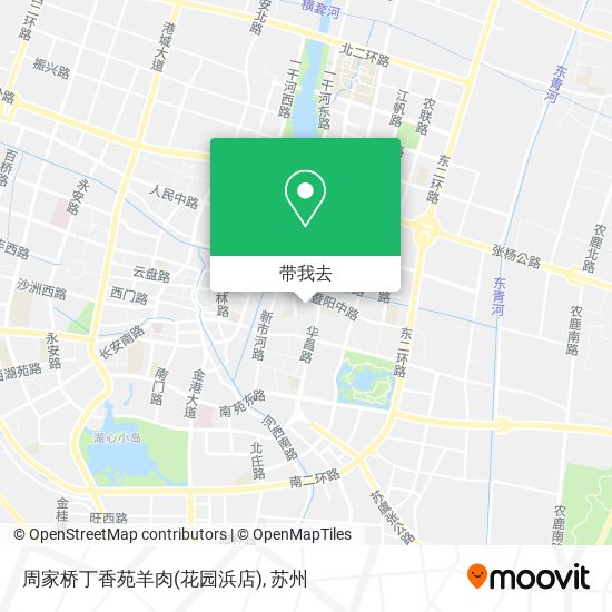 周家桥丁香苑羊肉(花园浜店)地图
