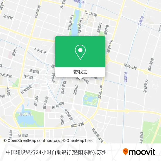 中国建设银行24小时自助银行(暨阳东路)地图