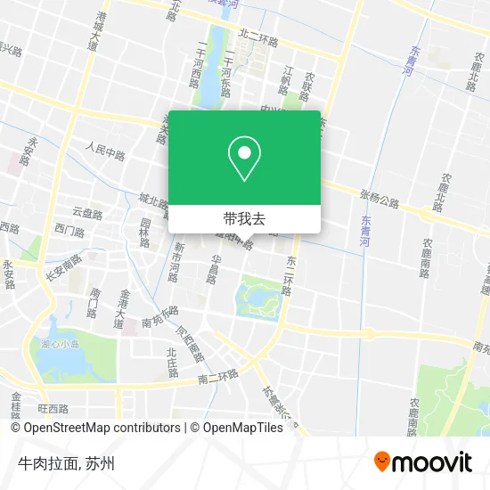牛肉拉面地图