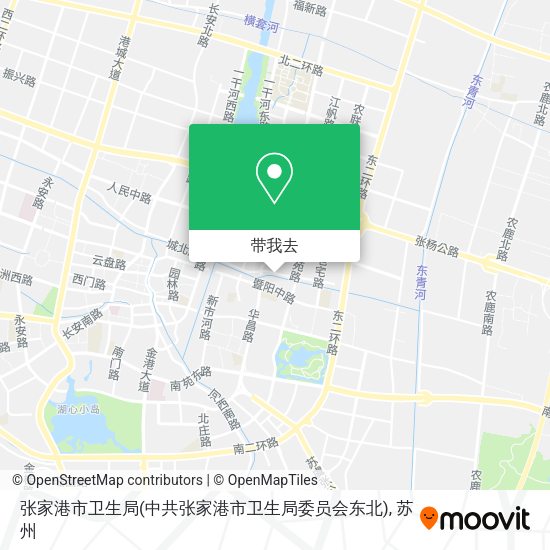 张家港市卫生局(中共张家港市卫生局委员会东北)地图