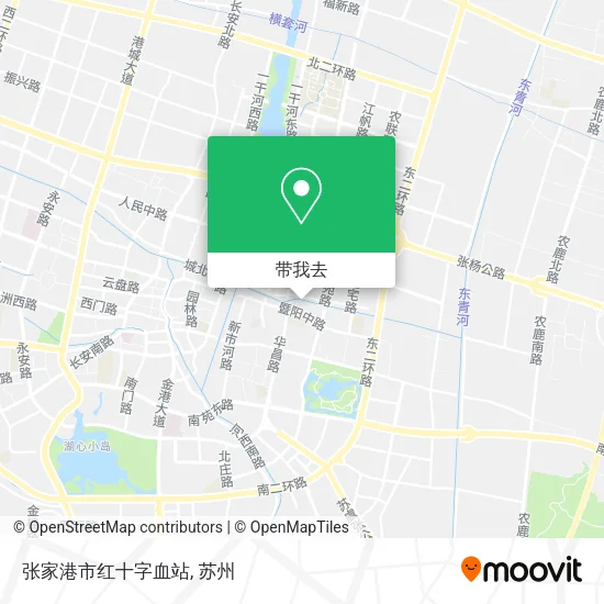 张家港市红十字血站地图