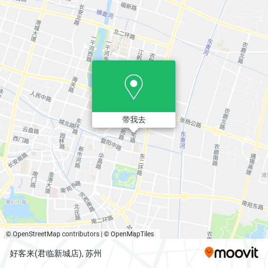 好客来(君临新城店)地图