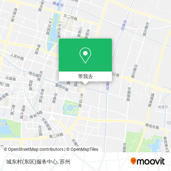 城东村(东区)服务中心地图
