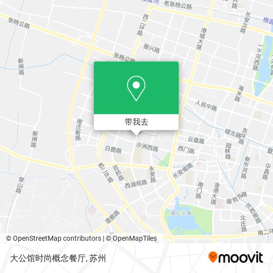 大公馆时尚概念餐厅地图