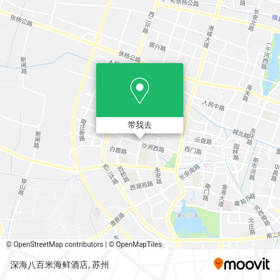深海八百米海鲜酒店地图