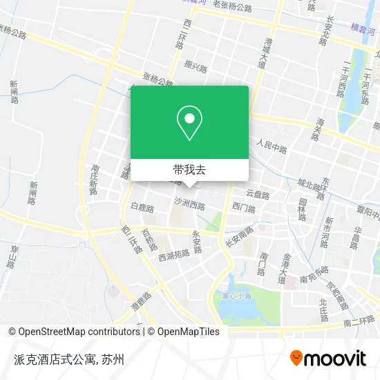派克酒店式公寓地图