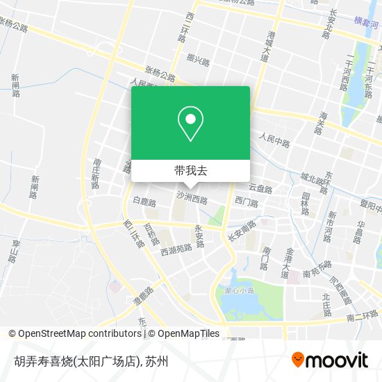 胡弄寿喜烧(太阳广场店)地图